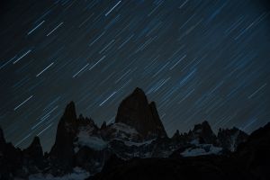 Star trail in Patagonia
