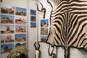 Hunting and Fishing Trade Show, Montreal, January 31, 2014.