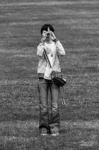 Japanese tourist snapping in Greenwich