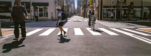 Tokyo heatwave. Asakusa after school