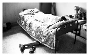 Artificial leg and shoe workshop