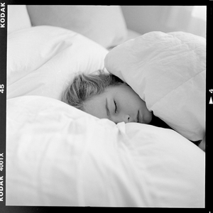 My son sleeping.