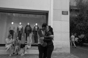 Rows behind the kisses