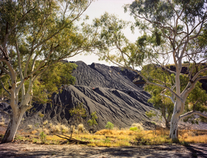 Asbestos tailings in Wittenoom Gorge