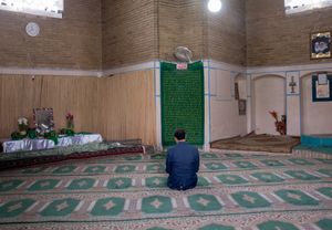 in mausoleum
