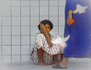 Baghdad, Iraq (2003). Al Rashad mental hospital. Women ward.