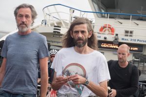 At the ferry