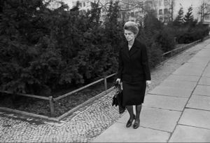Pensive Woman in Black