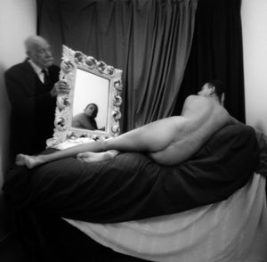 After Velazquez - Venus at her Mirror