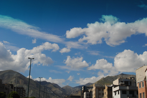 Clouds  in the city