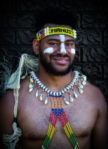 Male cultural attire from Manus Island, Manus Province, Papua New Guinea