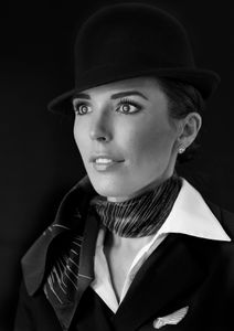 Uniform flight attendant