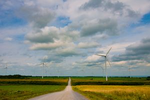Road to Maple Ridge Wind Mill Farm Lowville, NY