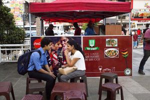 Double date, Kandy, Sri Lanka