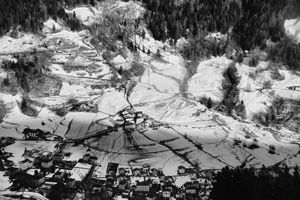 Radiography of a journey. Bernina Express from Tirano to St. Moritz