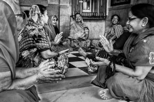 Singing in the temple