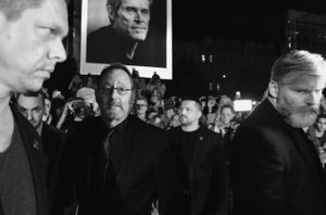 on the red carpet