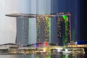 Time Slice" Marina Bay Sands, Singapore