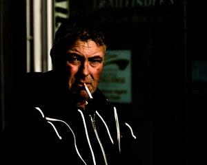 At ciggy break