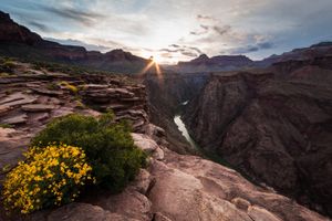 Sunset at Plateau Point