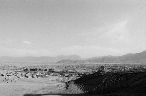 view of Kabul from the Kite's plan © Gigi Roccati