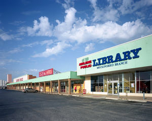 Super Bingo, Family Dollar and Mockingbird branch library, Abilene, TX