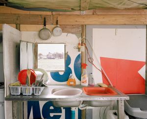 Camp interior