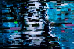 The image formed by noise on the TV screen_ الأغنية