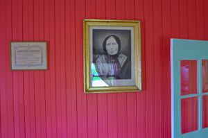 Quebec-Charlevoix-Les Éboulements-La Ferme en Haut-Portrait d'une Femme