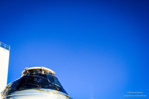 Orion against the blue sky
