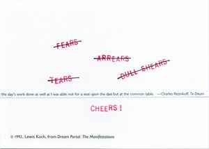 2006, back greeting (with rubber stamp letter kit).