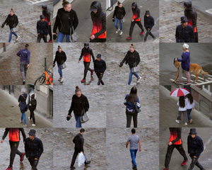Street life, rainy day.