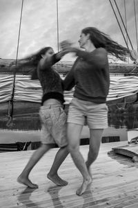Dancing on Deck, No Worries
