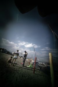 Spaziergang zum Strand