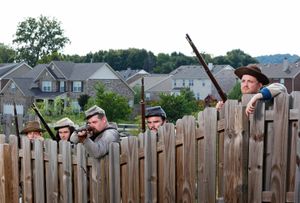 Confederate re-enactors at Spring Hill, Tennessee, 2010.