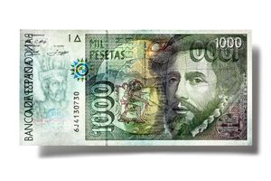 SPANIEN 1000 PESETAS, 1992