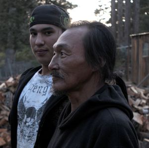 Eskimo Tom and his son Lance