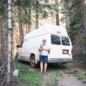 Sherri, Toni, and "Hulk". Shaver Lake, CA 2012.