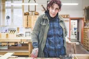 The carpenter workshop.