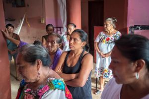 Hanal Pixan in the house of Don Mario Kahuil and Doña Manuela Chan Pech