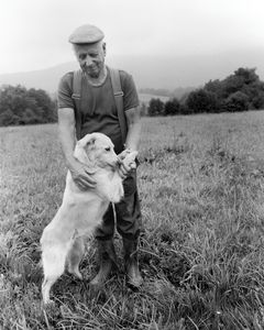 Chaparteguy with his Dog. Anhauze.