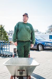 Working in the garden centre and arboretum.
