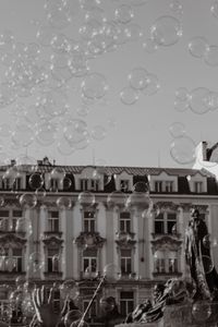 Bubbles in Prague.
