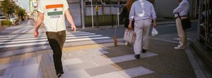 Tokyo heatwave. Ueno, "India"