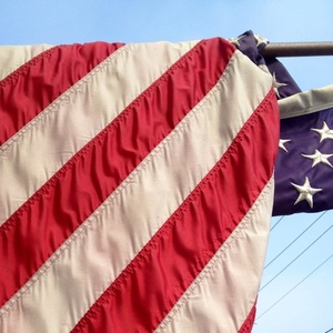 Tangled up in red white and blue