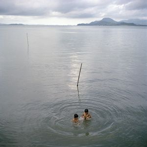 Moken fishing community, Pulo island, Anadaman Sea, Thailand.