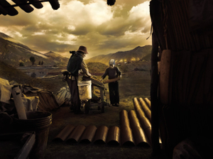 "The last tiles are made before the sun falls"