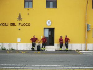Bag at Fire Station, Sicily