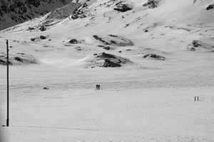 Radiography of a journey. Bernina Express from Tirano to St. Moritz
