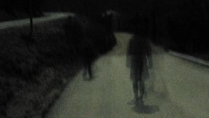 Night winter walk